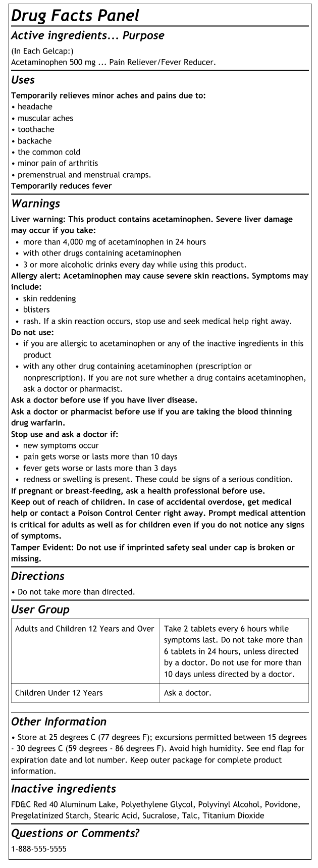 Drug facts